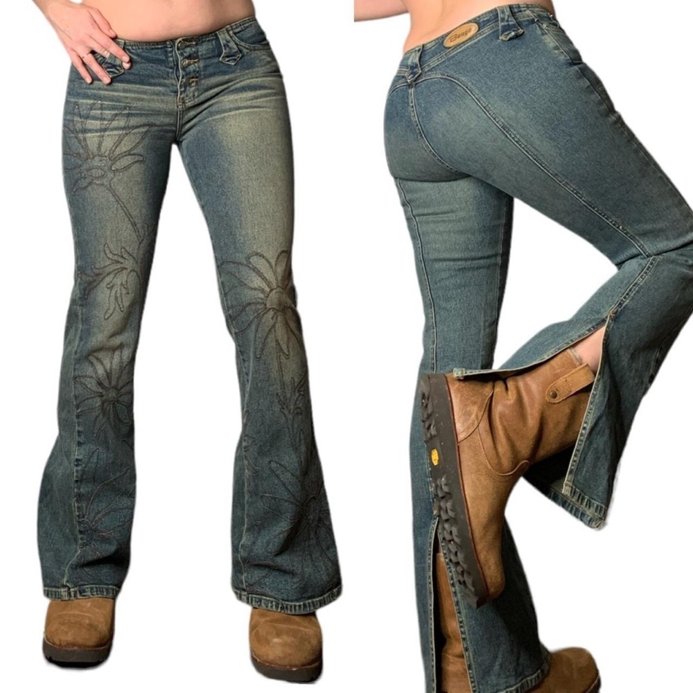 Vintage Y2K Embroidered Bongo Jeans